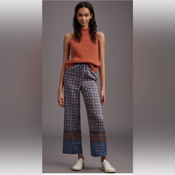 NWOT By Anthropologie Vega Wide Leg Satin
Bohemian Drawstring Pants Womens XL - Picture 2 of 13